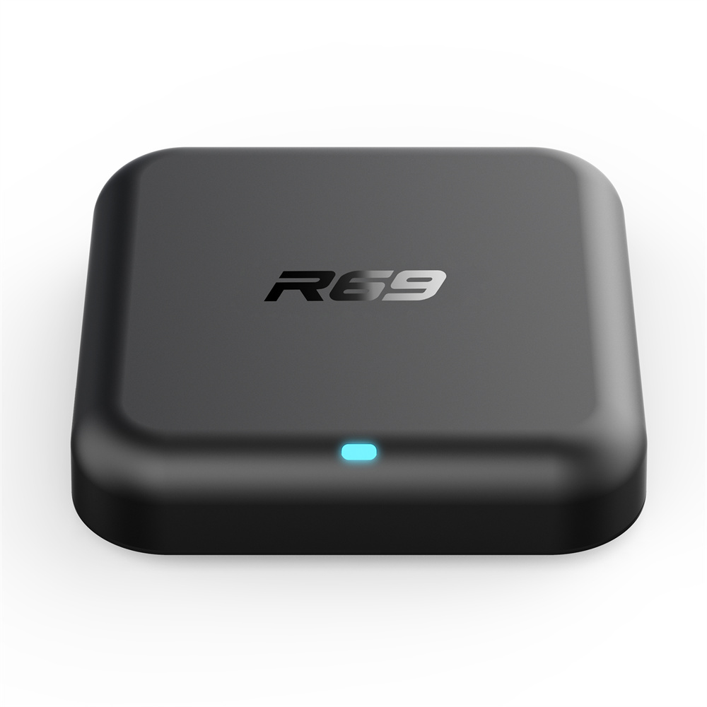 R69 RK3518 Android 14 Voice Remote TV Box 8G 16G 32G ROM 2G RAM 100M Ethernet Smart Media Player Full 4K Android Box Set Top Box
