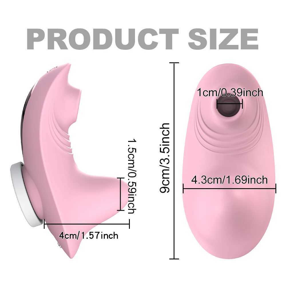 Clitoris Sucking Powerful Tongue Vibrator for Women 10 Vibration Modes Nipples Suction Stimulator Clitoral Massager Sex Toy XJ250806