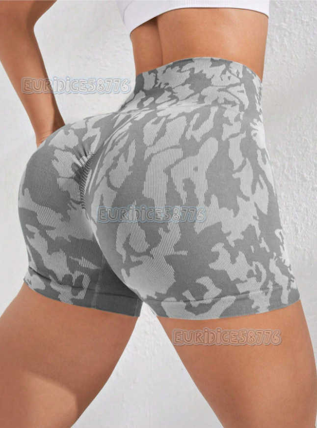 New Tie-dye Tight Yoga Shorts High Waist Slimming Hip-lifting Sports Shorts Running Training Fitness Leg-lengthening H250806