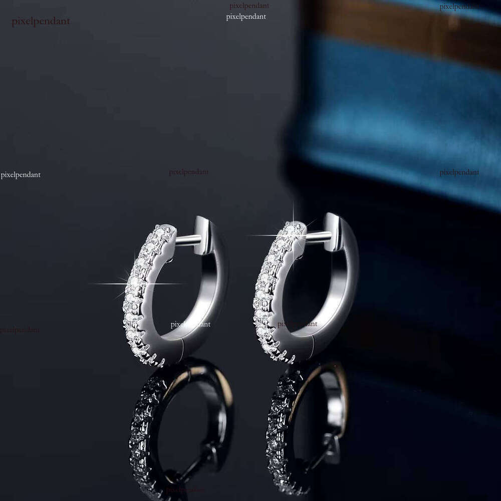 Pure Sier Elegant Moissanite Earrings Gift and Resale