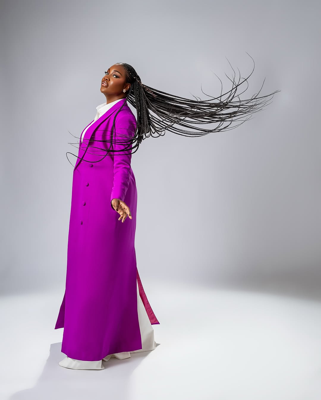 Plus Size Women Long Dress Blazer Design Business Party Ladies Blazer Formal Wear One Piece Customized