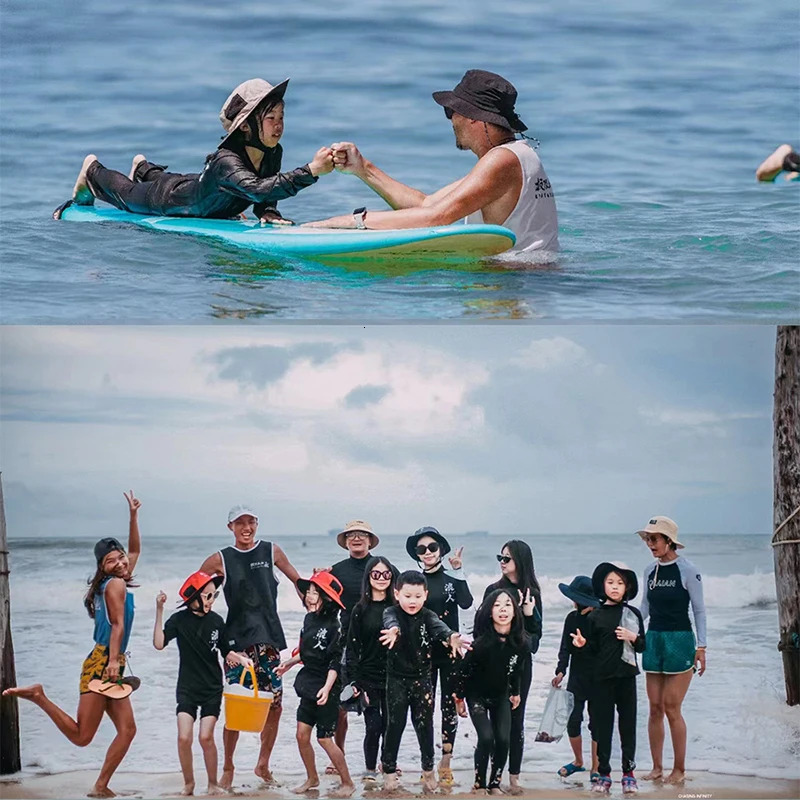 UPF50 Beach Surf Bucket Hat Mesh Breathable Sun Hat Men Women Outdoor Fishing Cap Chin Adjustable Cap Water Sport Cap Sombrero 250805