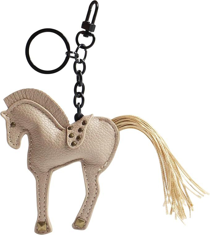Keychains In Leather Horse Bag Charm Rope Bow Accessories Luxury Pendant Creative Ornament Gift