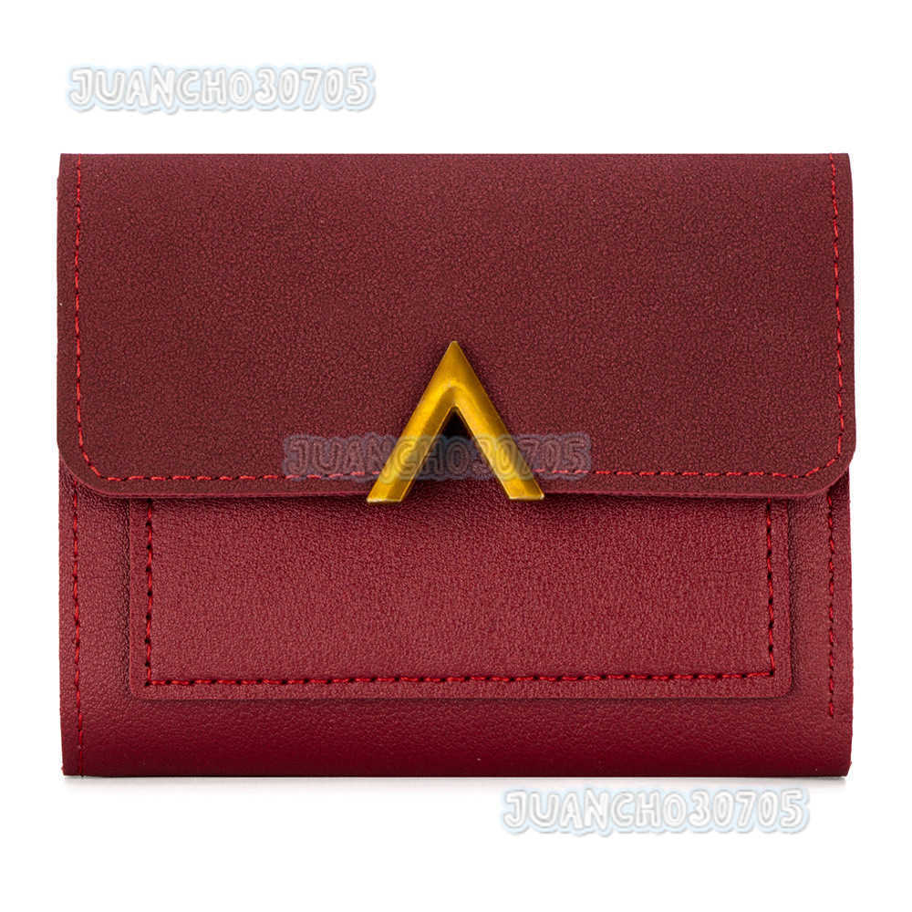 New Womens Short Card Bag Small Wallet Three Fold Wallet Womens Multi Card Pocket Mini Card Cover H250806