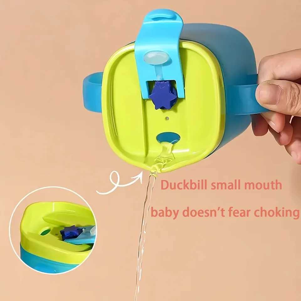 3-in-1 Straw Cup Kids Learning Cup with Lid Open Design Sippy Cup Water Bottle Learning Drinking Cup with Straw Cover and X250806