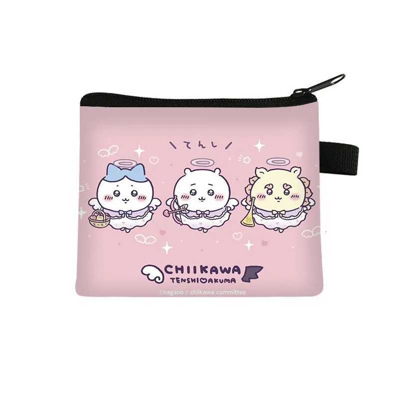 Chiikawa Wallet Hachiware Cartoon Cute Zero Wallet Breathable Fashion Mini Card Bag with Zipper Coin Storage for Men Women Gifts XJ250806