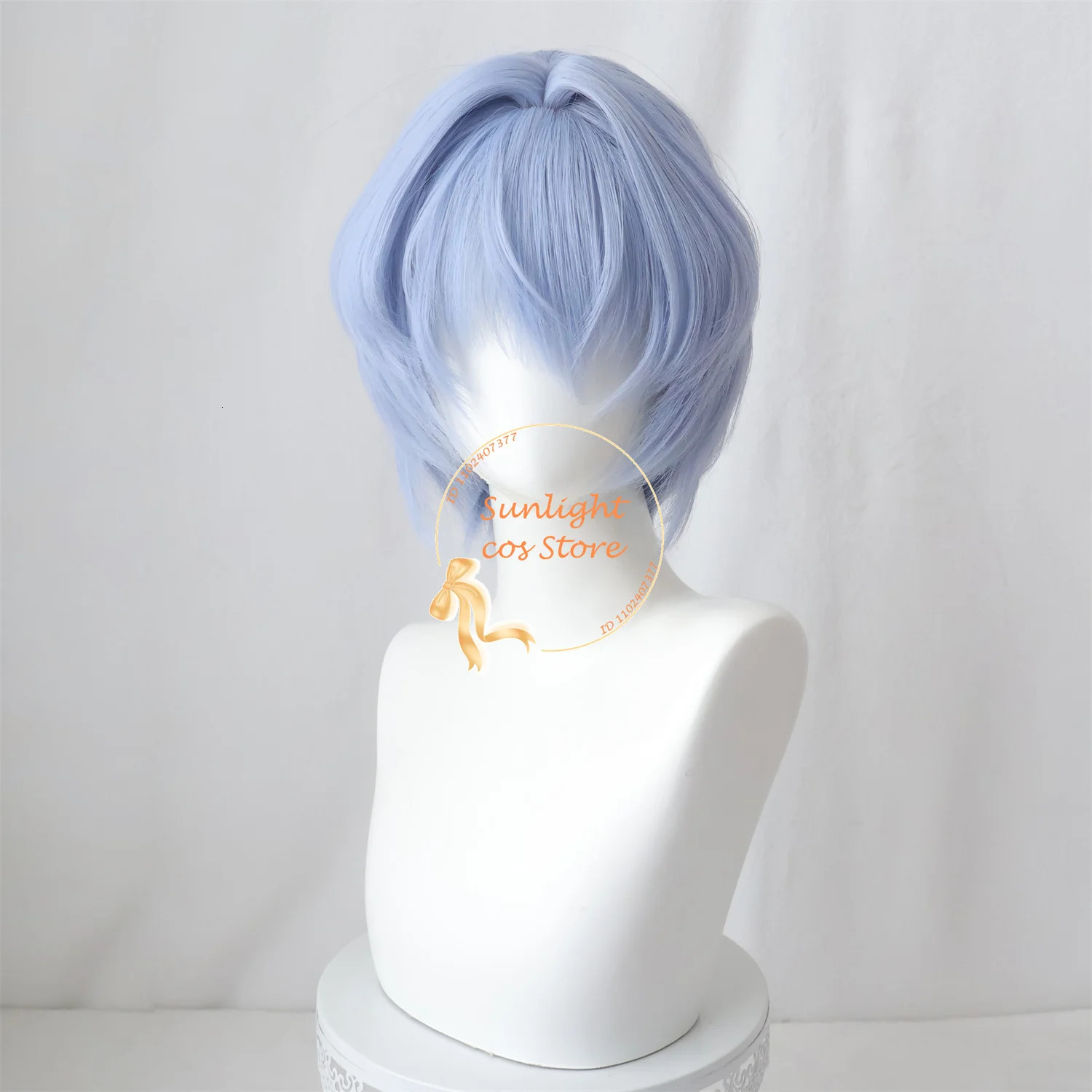 Ayanami Rei Cosplay Wig 30cm Short Blue Rei Ayanami Anime Cos Wigs Heat Resistant Synthetic Hair Halloween EVA Wig Wig Cap 250805