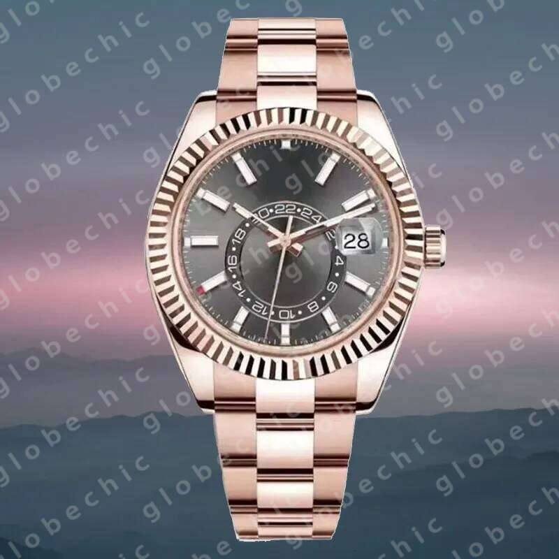 Wrist watch watch Watch Man Mechanical 42mm Stainless Steel Waterproof Luminous Gold Montre Homme Skydweller{category} Free shipping luxury brand watches 16d