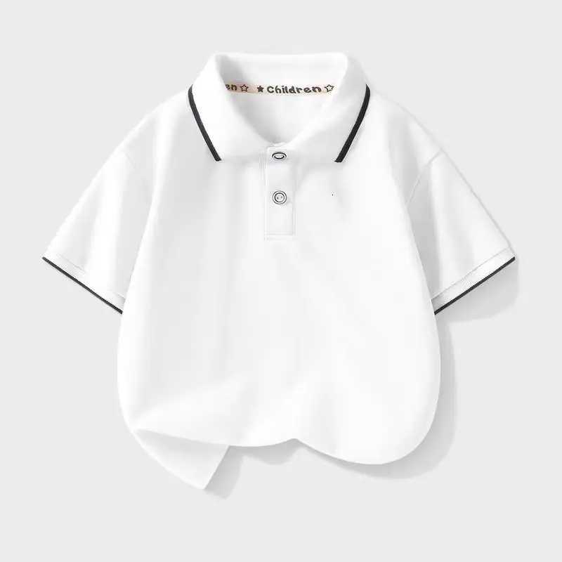 T-shirt for Boys Summer 2025 Polo Soft Cotton Baby Girls T Shirt Casual Kids Children Tops Tee Clothes Birthday Teen 1-8 Years X250806