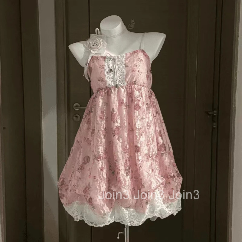 Coquette French Vintage 2 Piece Set Women Casual Hot Girls Sexy Design Outfits Y2k Elegant Beach Style Evening Party Clothing