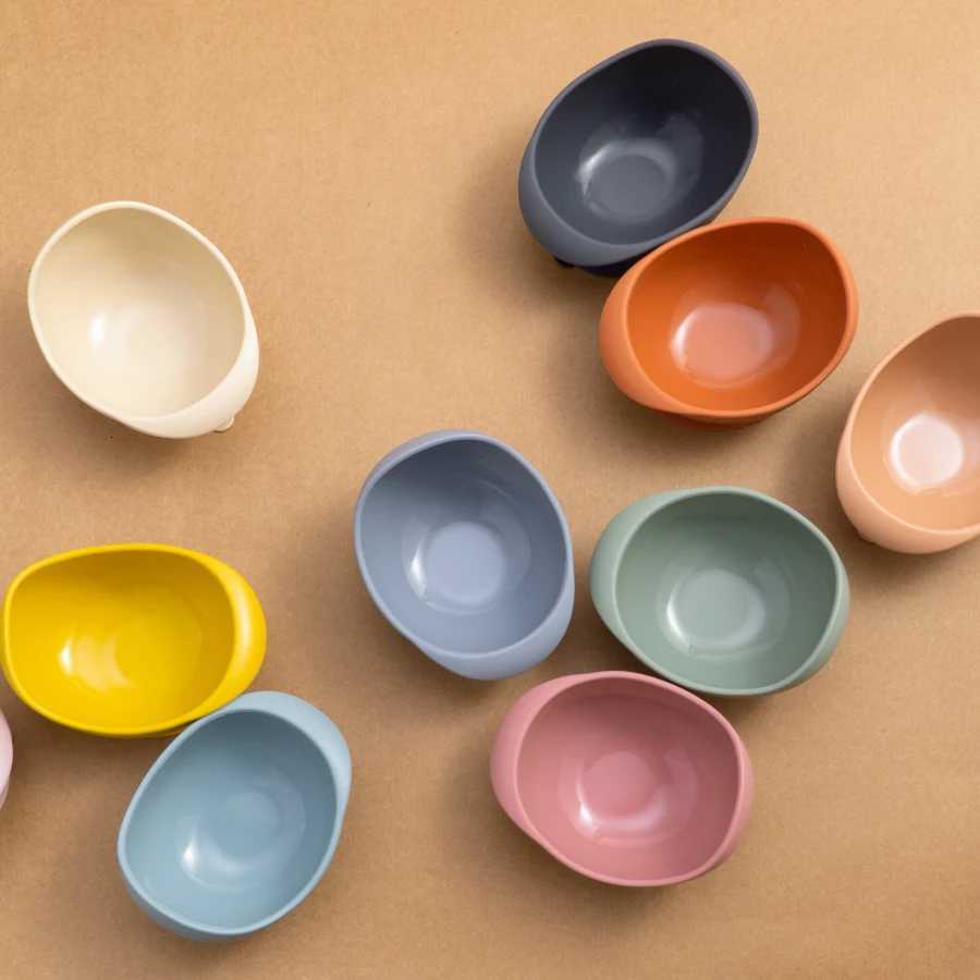 3Pcs Childrens Tableware for Babies Feeding Baby Dishes Plates for Food BPA Free Spoon and Fork Newborn Accessories X250806