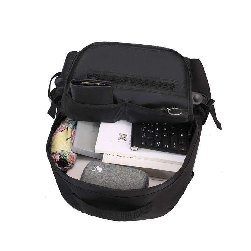 Men's casual backpack, classic large capacity travel & school bag, laptop bag