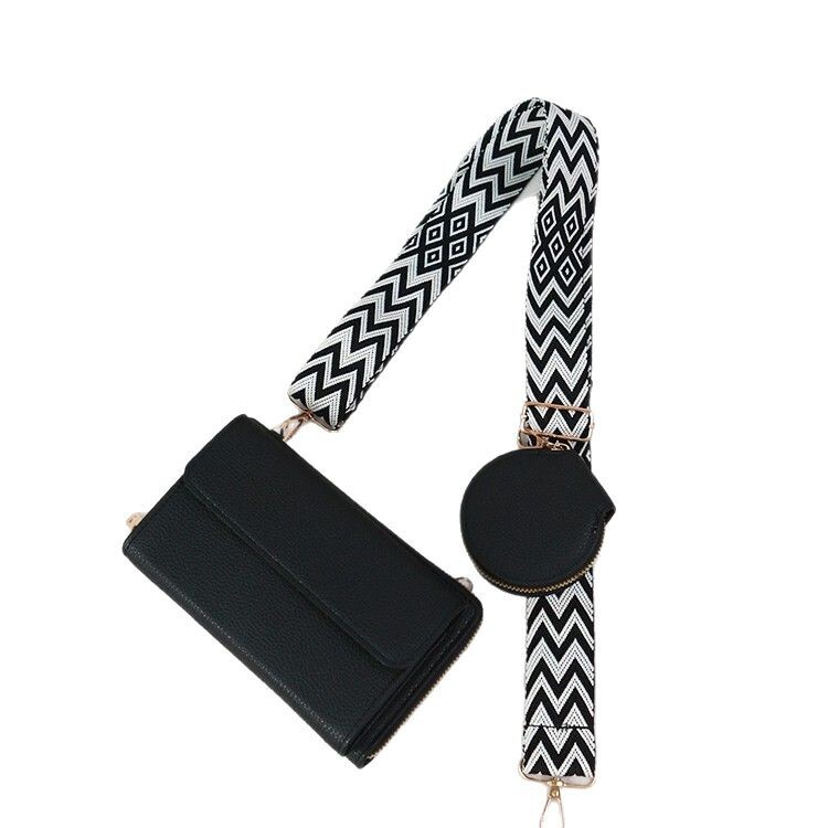 New Multi-Functional Large Capacity Mother-Daughter Simple Lychee Texture Women's Shoulder Crossbody Bag