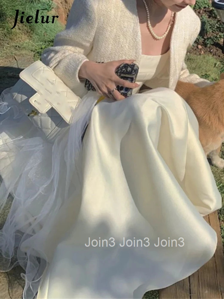 Jielur Summer New Women Fashion Elegant Prom Midi Dresses Vintage Princess Female Evening Party A Line Clothes Vestdios