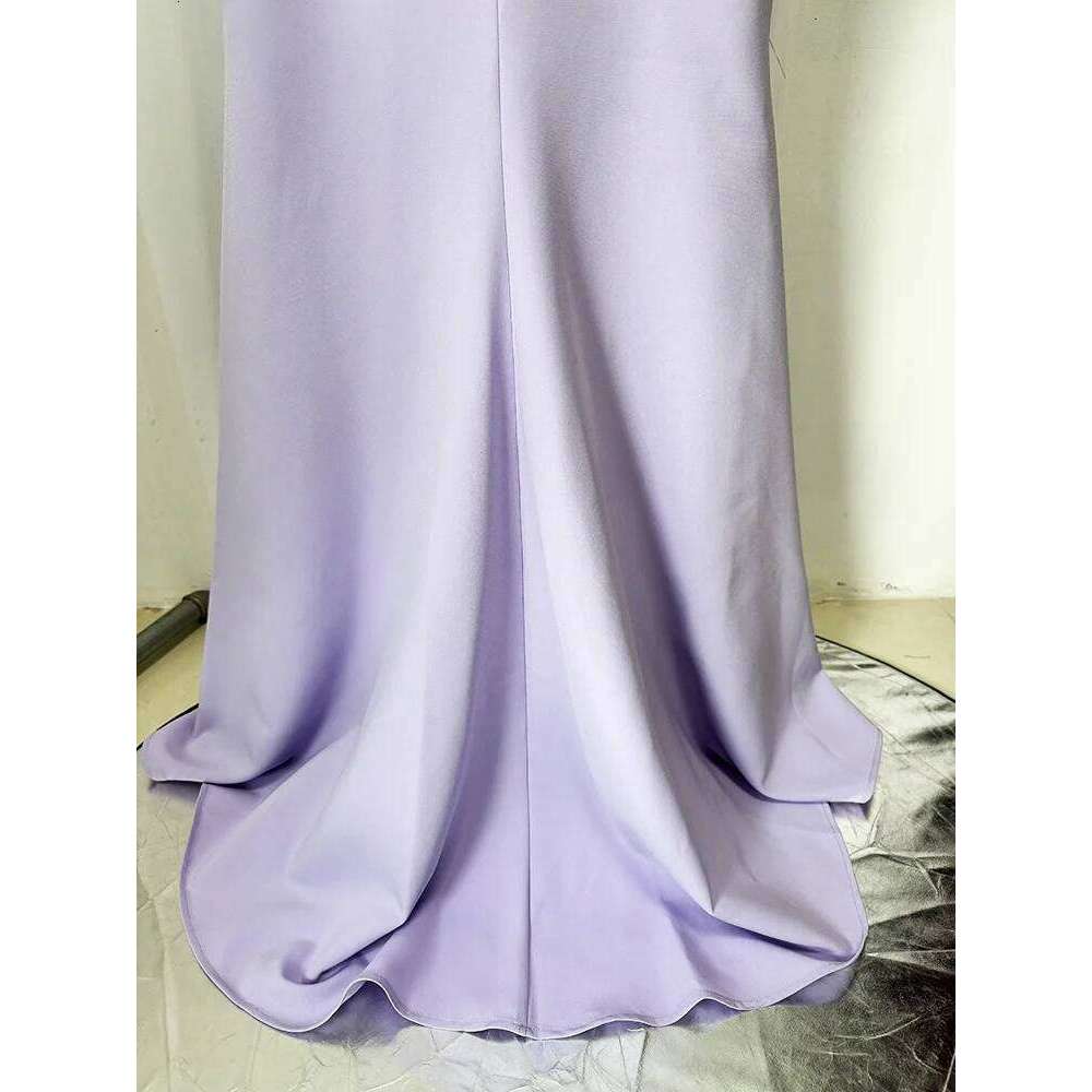 Designer Clothing 2025 HIGH STREET Newest Fashion 2025 Designer Party Vestido Women's Dias Beaded Split Long Maxi Dress