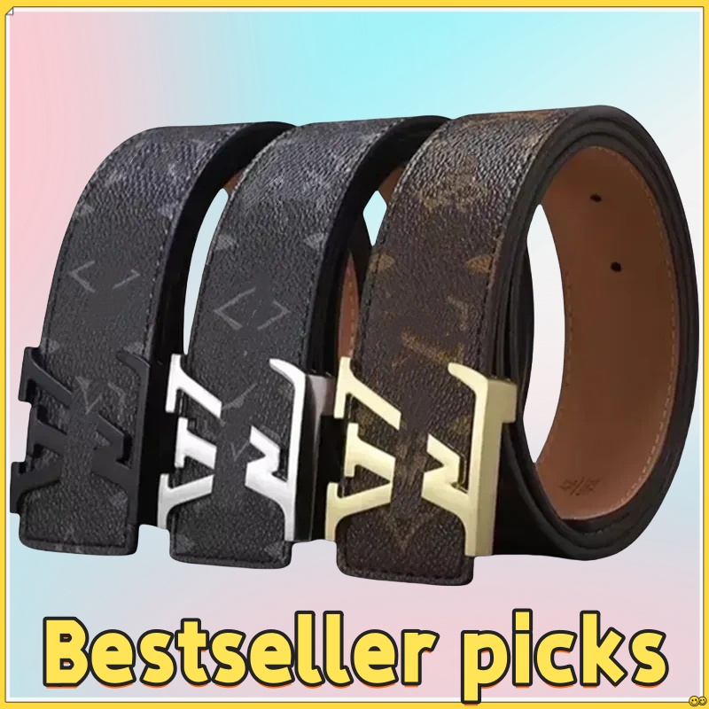 Designer belt men lvtes belts for women designer mens belt luxury belt length 100-125CM woman belt fashion luxury letter smooth buckle designer belt 5S