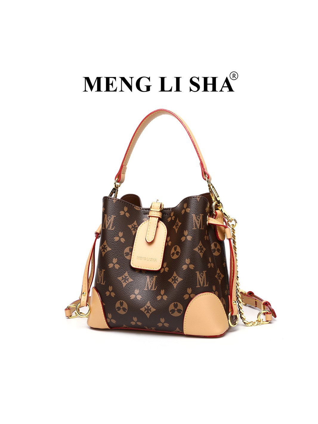 MENG LI SHA Women's Fashionable Handheld Vegetable Basket Bags 2025 Spring/Summer New Arrivals High - quality Single - shoulder and Cross - body 