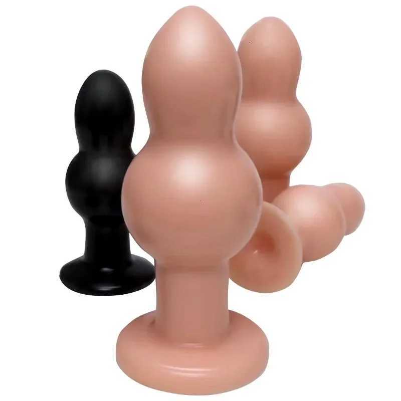 3 Sizes Large Anal Plug Big Butt Plug Ball Adult Sex Toys For Women/Men Gay Masturbators Anal Toys Vaginal Anus Dilator Sex Shop XJ250806