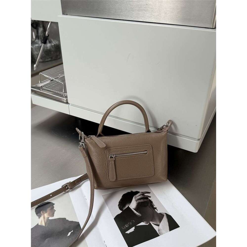 Designer Bag Tote Shoulder Bag High Value Summer New Handheld Crossbody Top Layer Versatile Fashion Cowhide Women S Dumpling