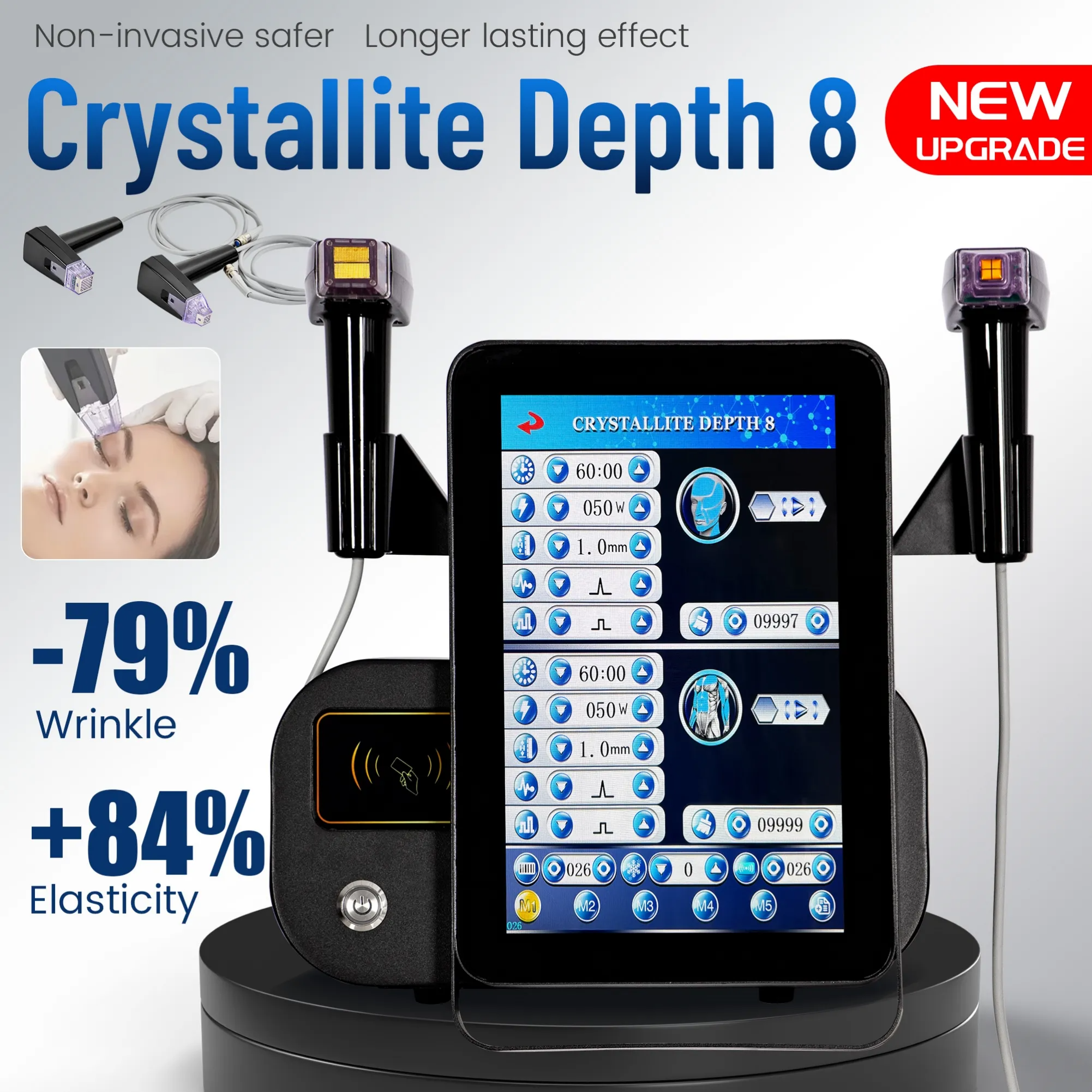 Rf Equipment Radio Frequency Skin Lifting Acne Scar Treatment Fractional Rf Microneedling Machine