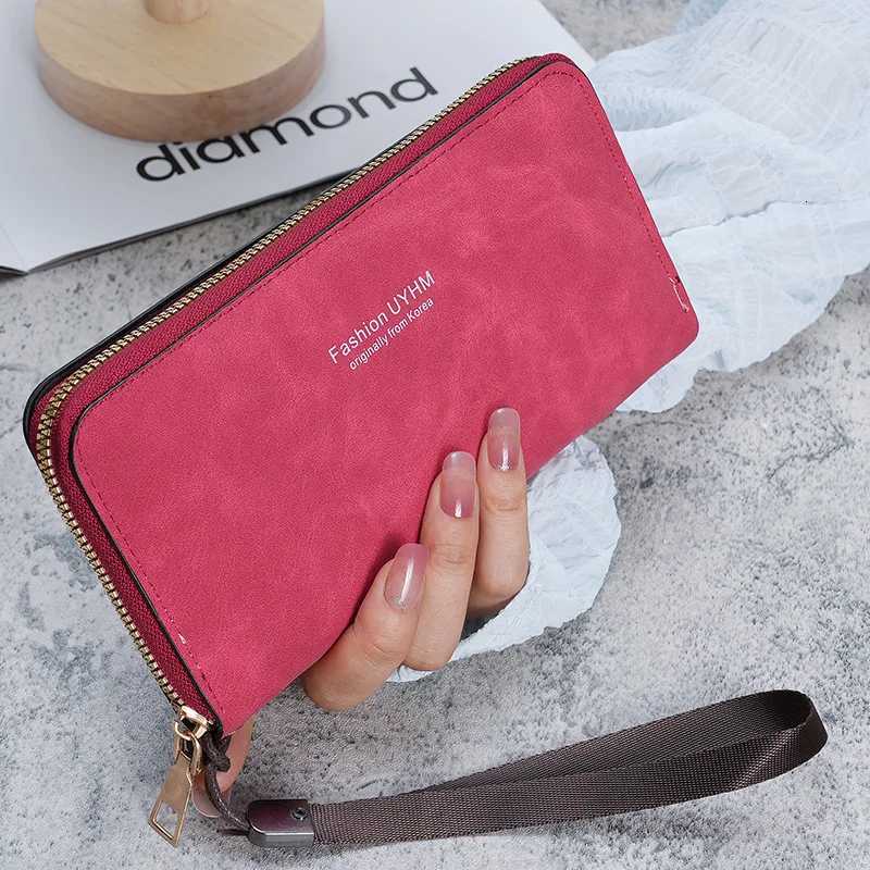 2025 New Korean Handbag for Women Holding a Long Wallet Multi-Function Card Bag Mobile Phone Bag Coin Purse Female WalletXJ250806