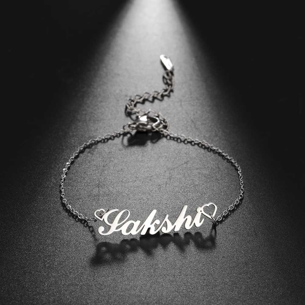 Lemegeton Customized Name Anklets for Women Men Personalized Foot Anklet Stainless Steel Chain Anklet Beach Summer Jewelry Gifts Y250805