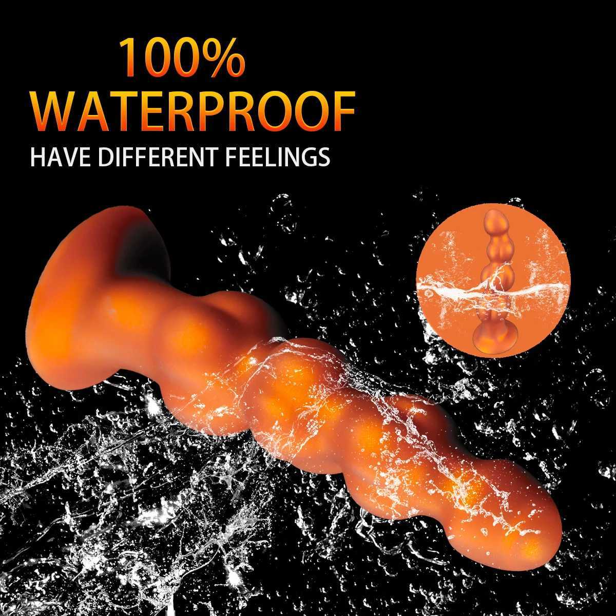 Anal Beads 4 Balls Silicone Butt Plug Adult Sex Toys for Women Men Prostate Massage Vaginal Ball Anal Stimulation Deep Dildos XJ250806