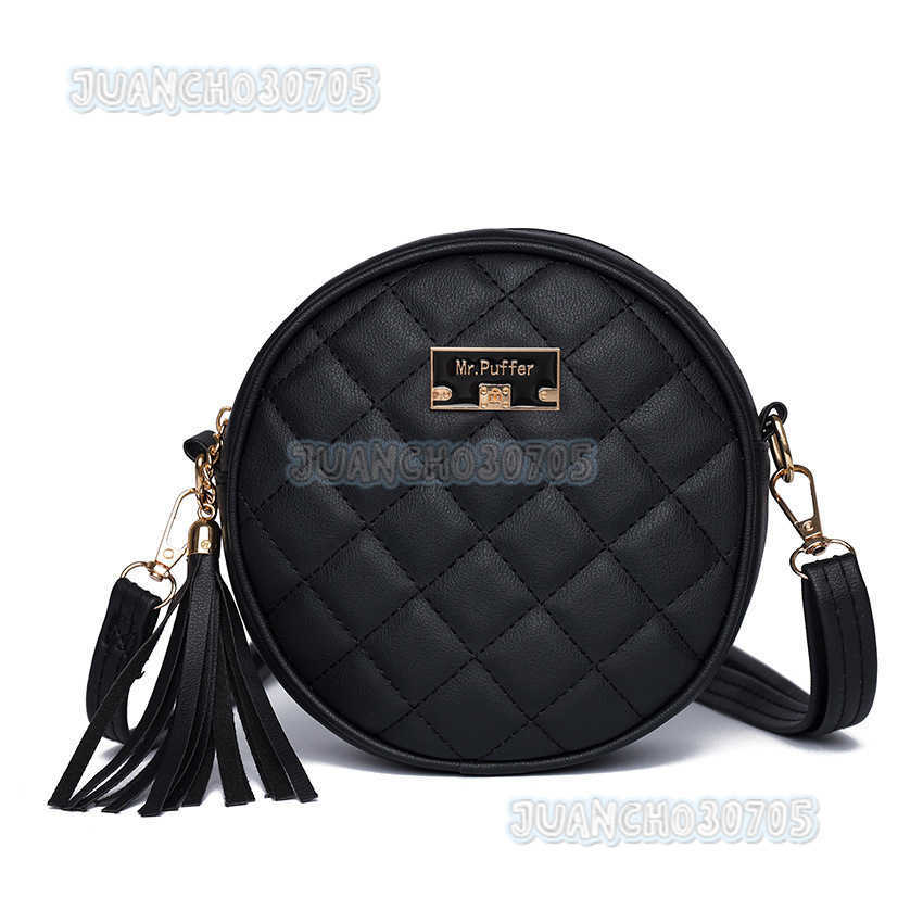 Womens Bag Quilted Small Round Bag Mini Style Womens Bag Phone Crossbody Small Bag Bags H250806