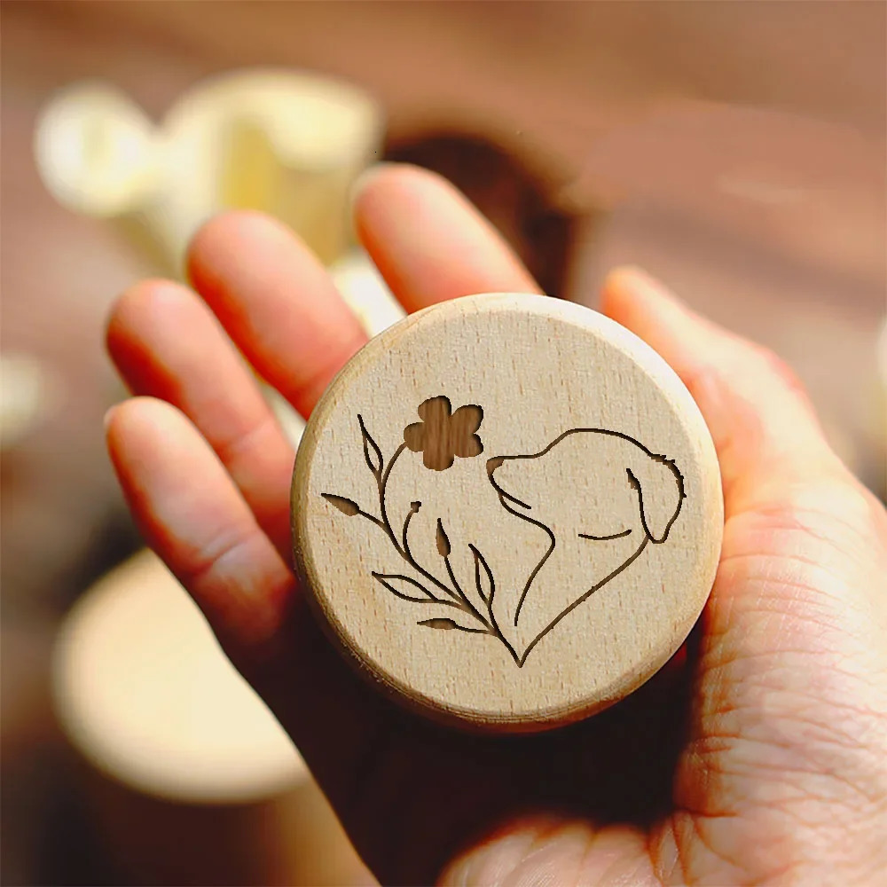 Dog Printed Wooden Carved Dog Fur Hair Memorial Box Save Teeth Pet Teeth Storage Box Lost Pet Urn Memorial Gift for Dog Lovers 250805