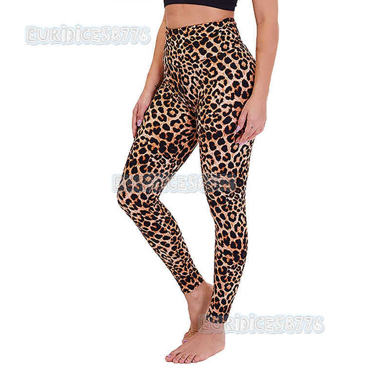 High-waisted Nine-point Leggings for Women Yoga Slim Fit Waist-hugging Hip-lifting Sports Pants H250806