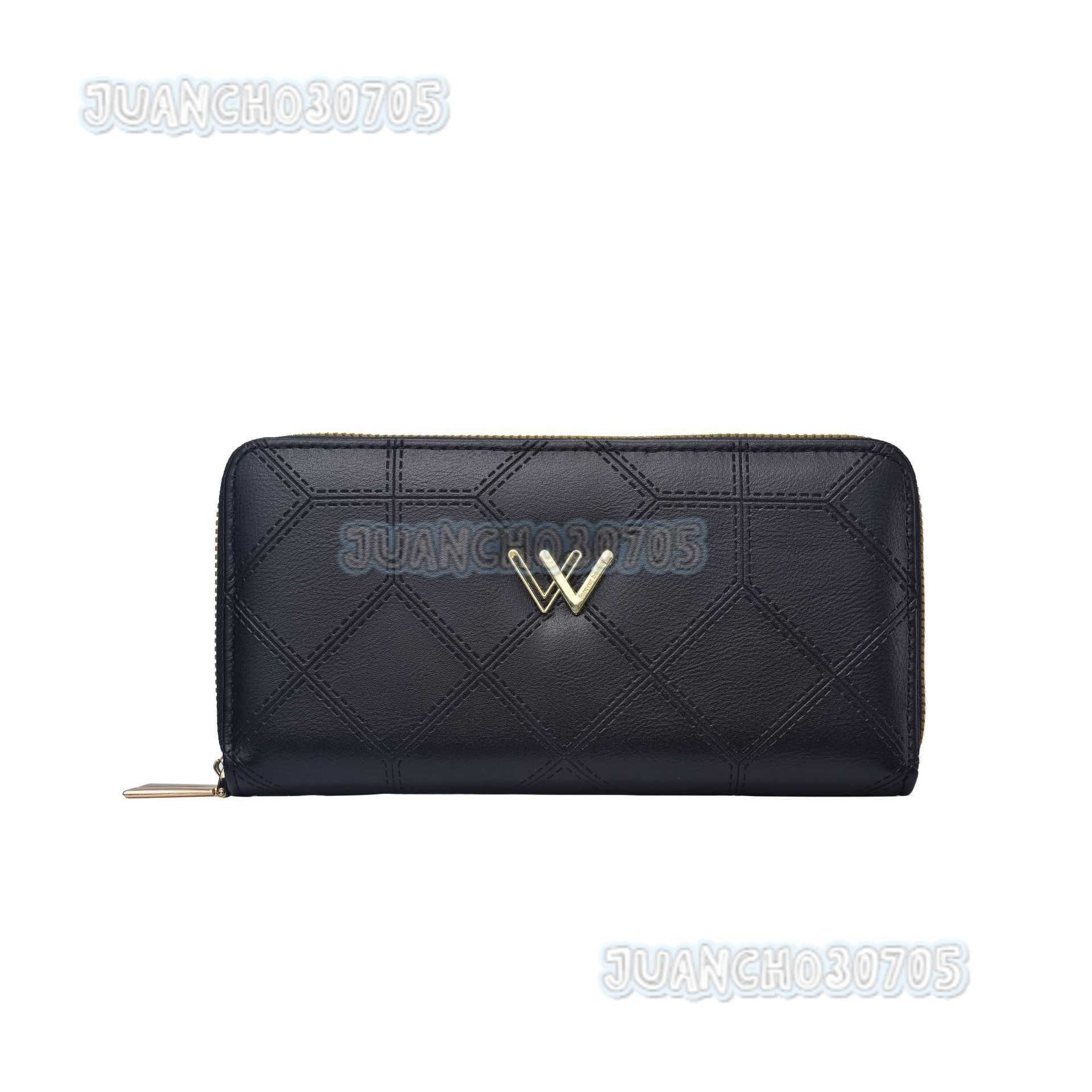 New Womens Style Layer Zipper Wallet Long Clutch Multi-card Slot Multi-function Wristlet Wallet H250806