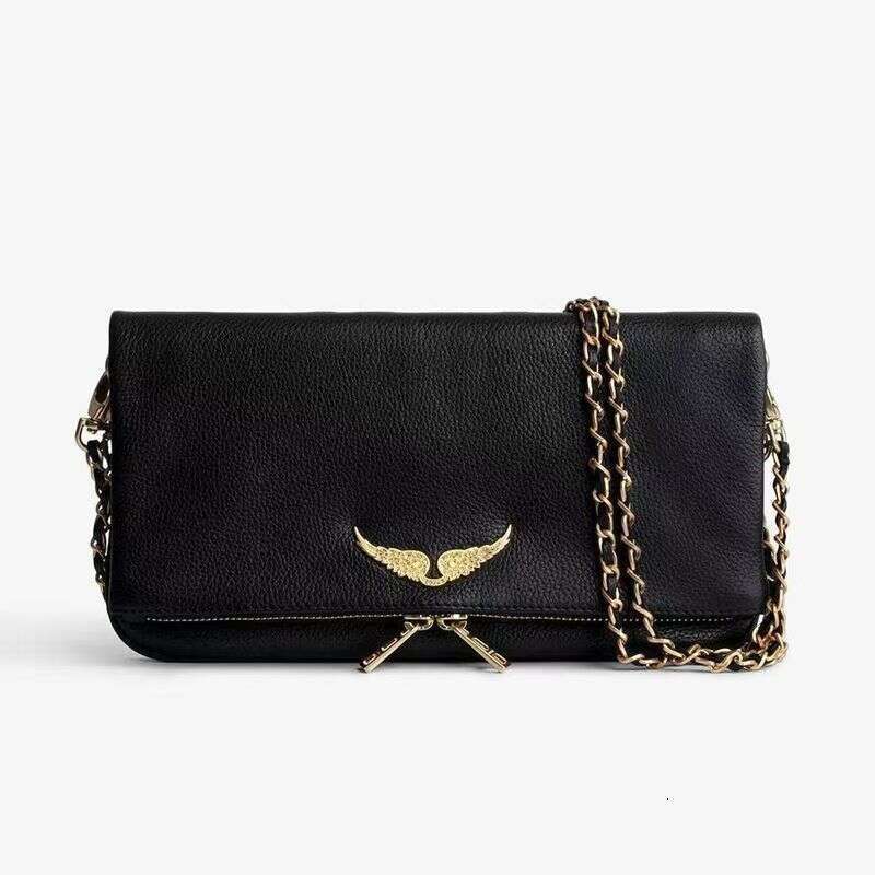 ZV French Exquisite Fashion Wings Spanish Chain Crossbody Envelope Women's Shoulder Bag1992