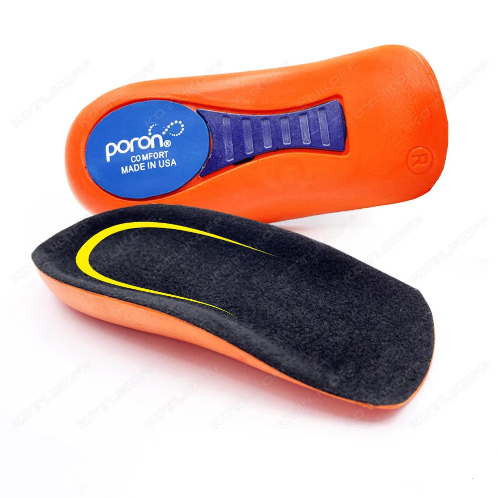 Orthopedic Half Insoles For Plantar Fasciitis Pain Relief Heel Pad Sports Running Soft Elastic Shock Absorption Heel Foot Insert 250805