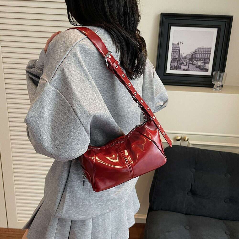 Designer Bag Tote bag Shoulder bag New Niche High End Oil Wax Leather Fashionable Stylish Dumpling Crossbody Underarm Women