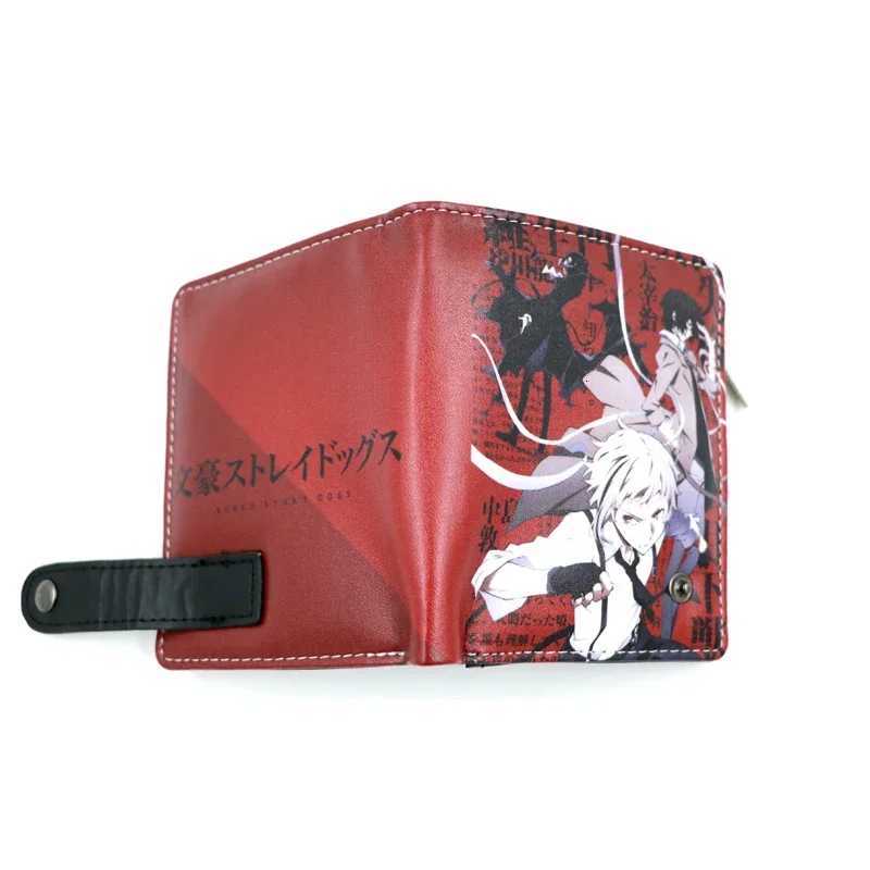Bungo Stray Dogs Nakajima Atsushi Anime Wallets Cartoon Dazai Osamu Card HoldersXJ250806