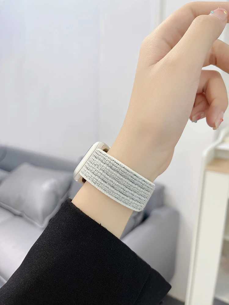 45mm 44mm 40mm 42mm 41mm 46mm 49mm Sport Nylon Loop Bracelet Correa i Series 10 9 SE 8 7 Ultra 2 W250806