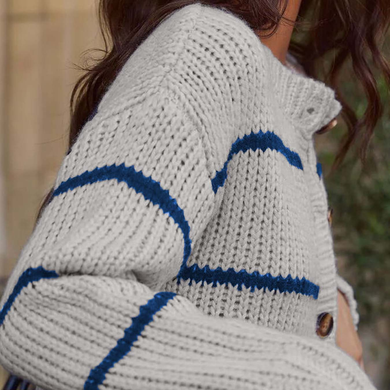 hot Free delivery designer sweater for women Comfortable round neck sweater with printed loose and warm knit sweater