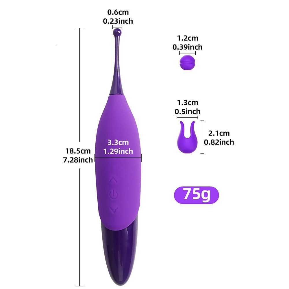 Pussy Orgasm Climax Pen G Spot Vibrator Women Nipple Clitoris Stimulator Women Masturbator Pleasure Orgasm Massage Stick Sex Toy XJ250806