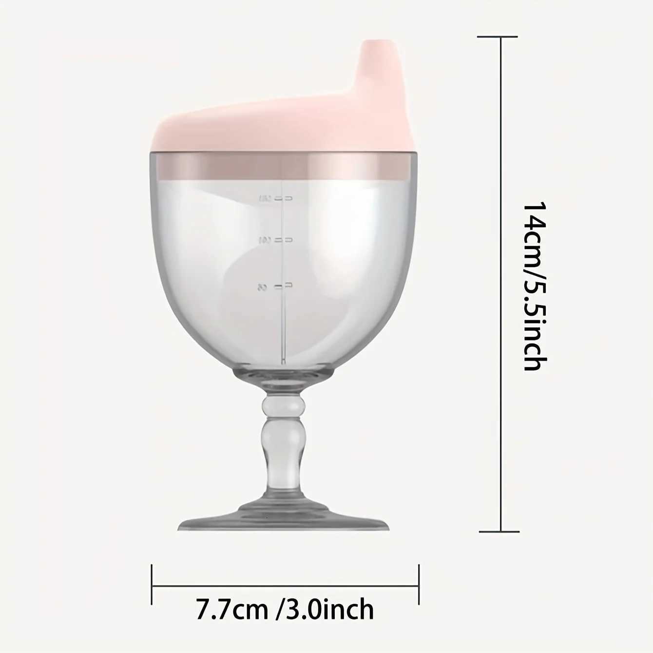 1pc Fun Party Cup for Kids Cheerful Baby Wine Sippy Cup Juice Milk Water Training Cup Plastic Goblet Chalices for Birthday Party X250806