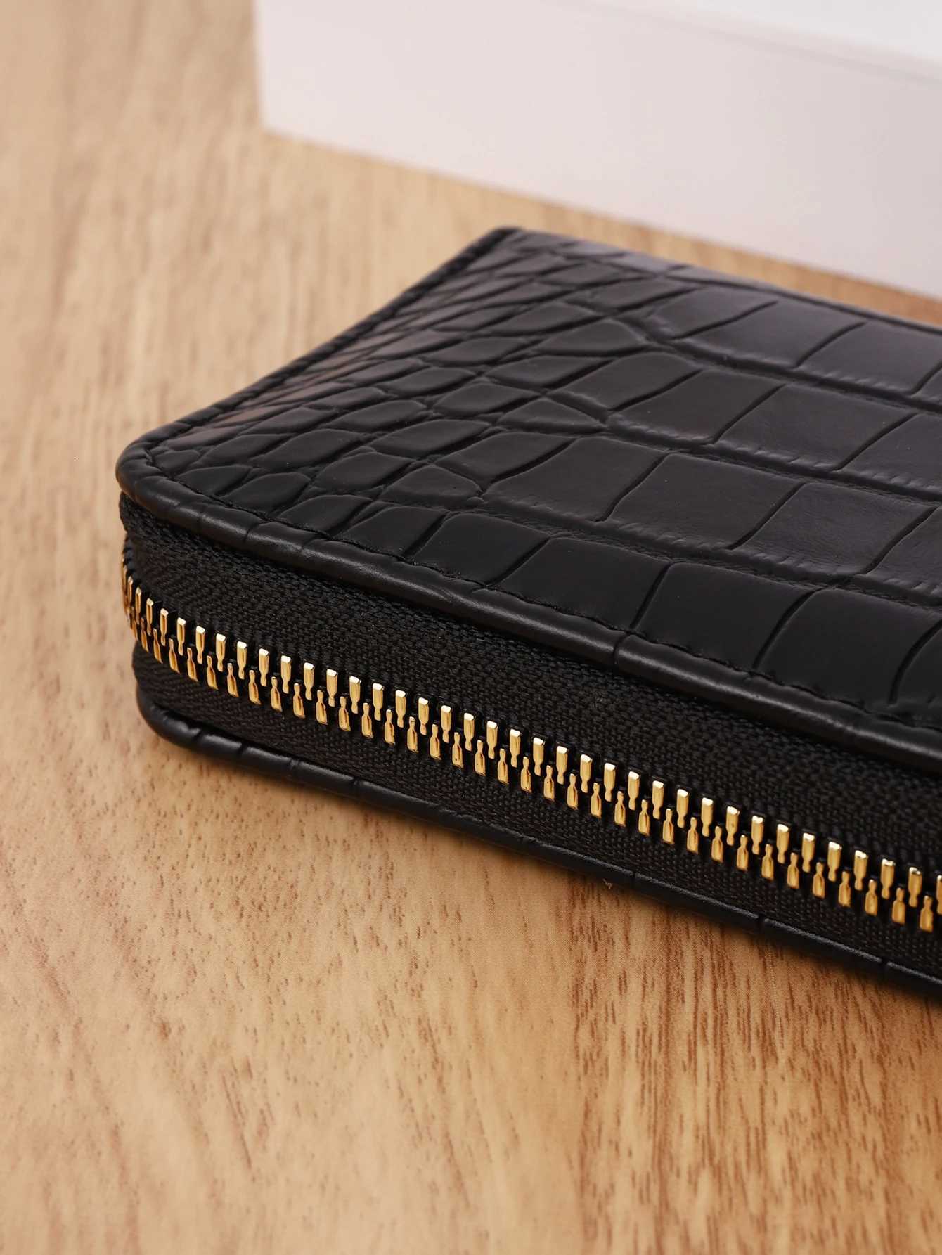 Fashionable Stone Patterned Wallet Short Large Capacity Multi Slot Card Bag Multifunctional Zero Wallet XJ250806