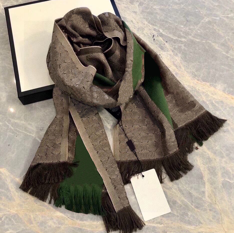Y350 Classic premium quality versatile wool scarf Designer style Warm scarf Versatile knitted neck warmer Unisex Exquisite craftsmanship Autumn and winter