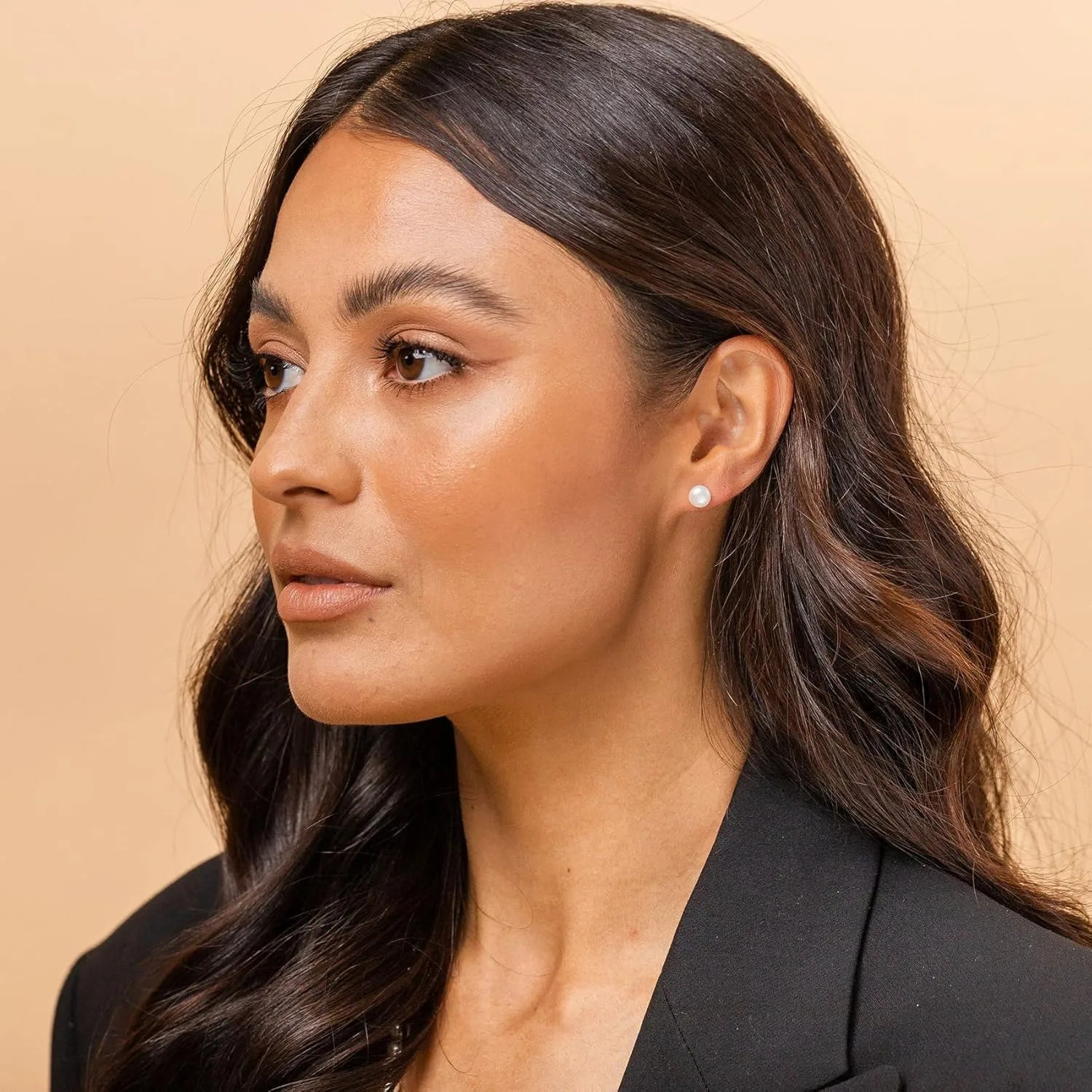 925 Silver Plated 14K Gold Plated AA Quality Handpicked Freshwater Cultured Stud Pearl Earrings For Women Real Pearl Gift 250805