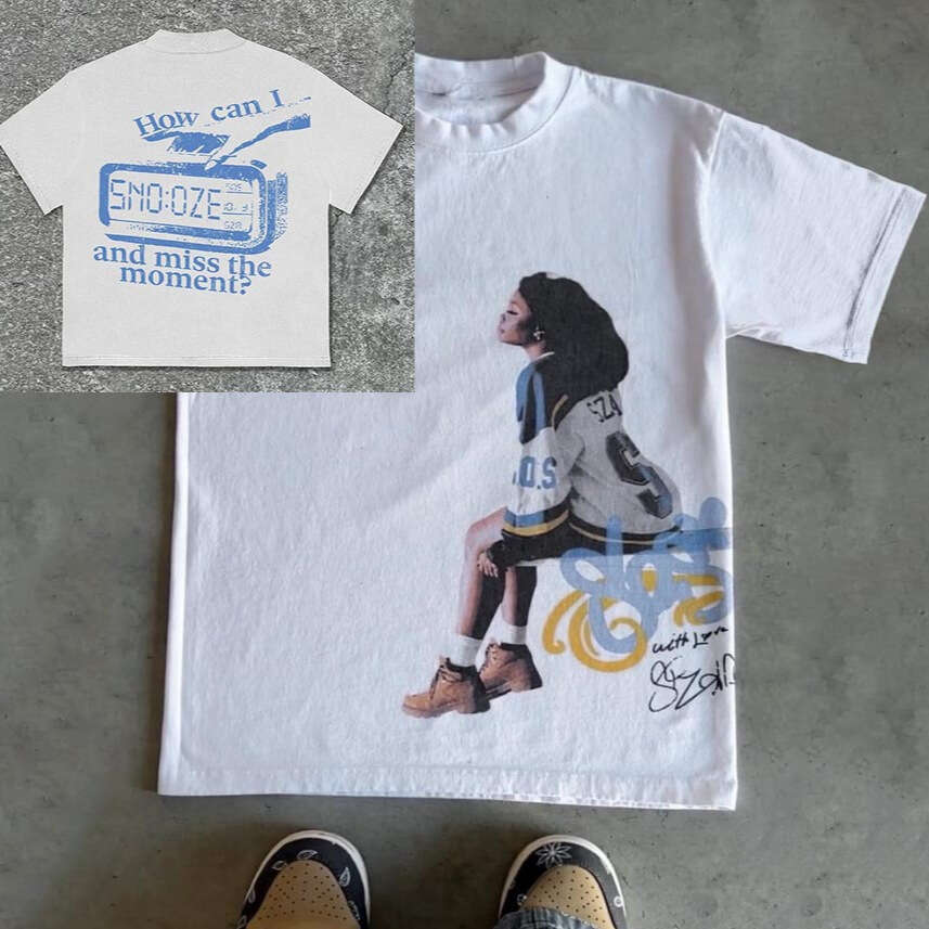 2025 Fflirtion Skull Trendy Brand New Printed Gothic High Street T-Shirt Versatile Crew Neck