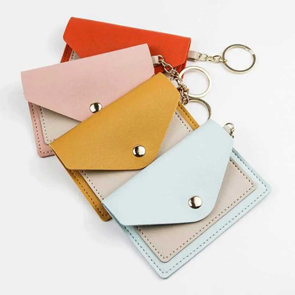 Candy Color Business Card Cover Card Case Student Coin Pocket ID Card Holder Coin Purse Korean Style Card Holder Slim Wallet XJ250806