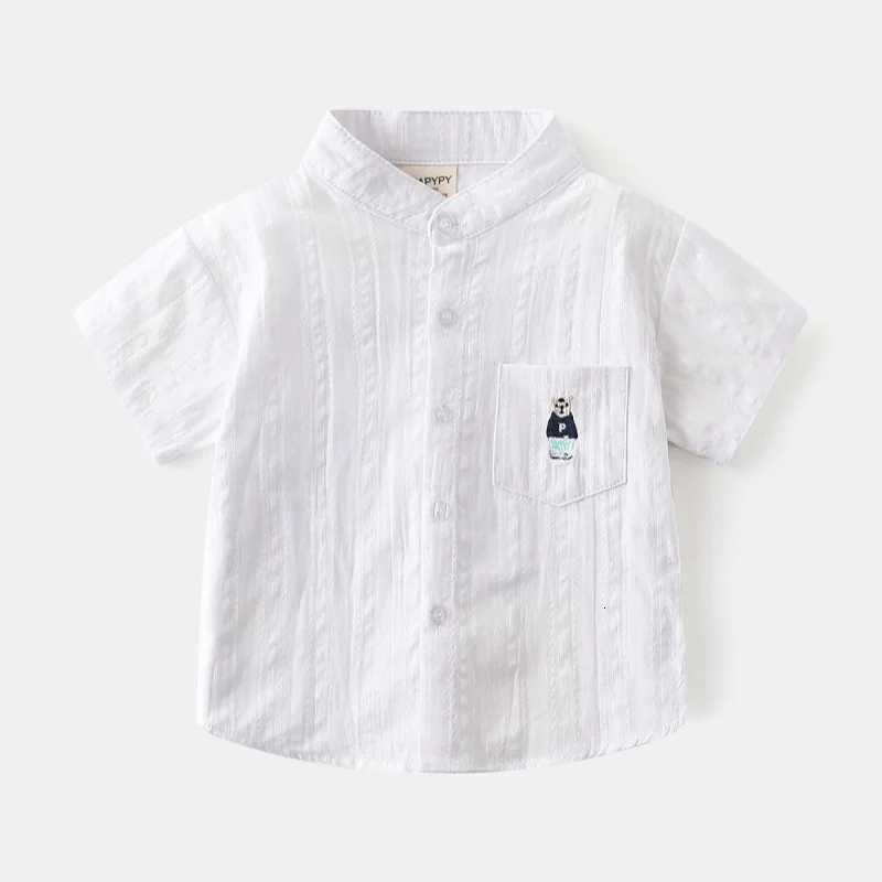 Tsute Bear Toddler Boys Shirts Quality Elegant Kids Tops Summer Childrens Clothes X250806