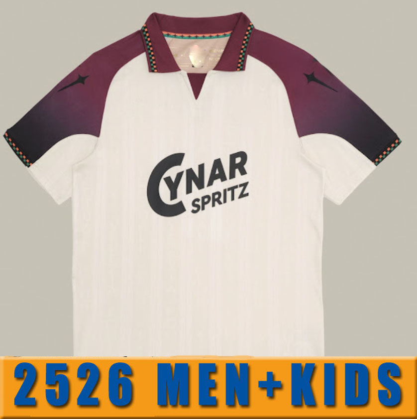 2025 2026 S-4XL VeneziAS FC Soccer Jerseys pre match home Away White Third 4th Red ARAMU FORTE Football Shirts 3rd Adult Kids Kit Uniforms