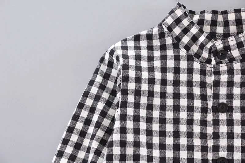 100% Cotton Gentleman Shirt Tops Clothes Children Baby Boy Formal Cotton Top T-shirt Clothing Blouse Infant Shirts X250806