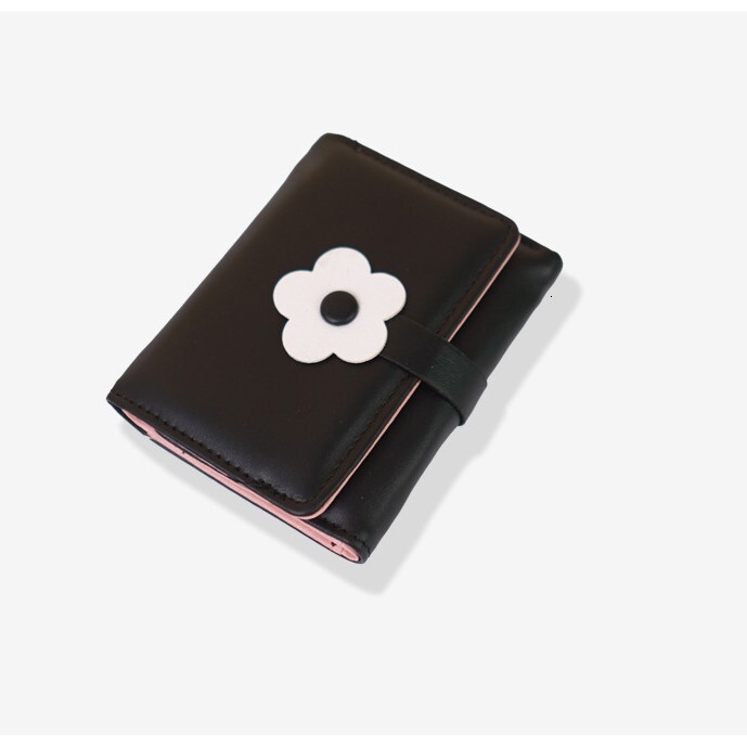 New Simple Fresh Sweet Multi-Card Slot Floral Short 70% off Women's Wallet