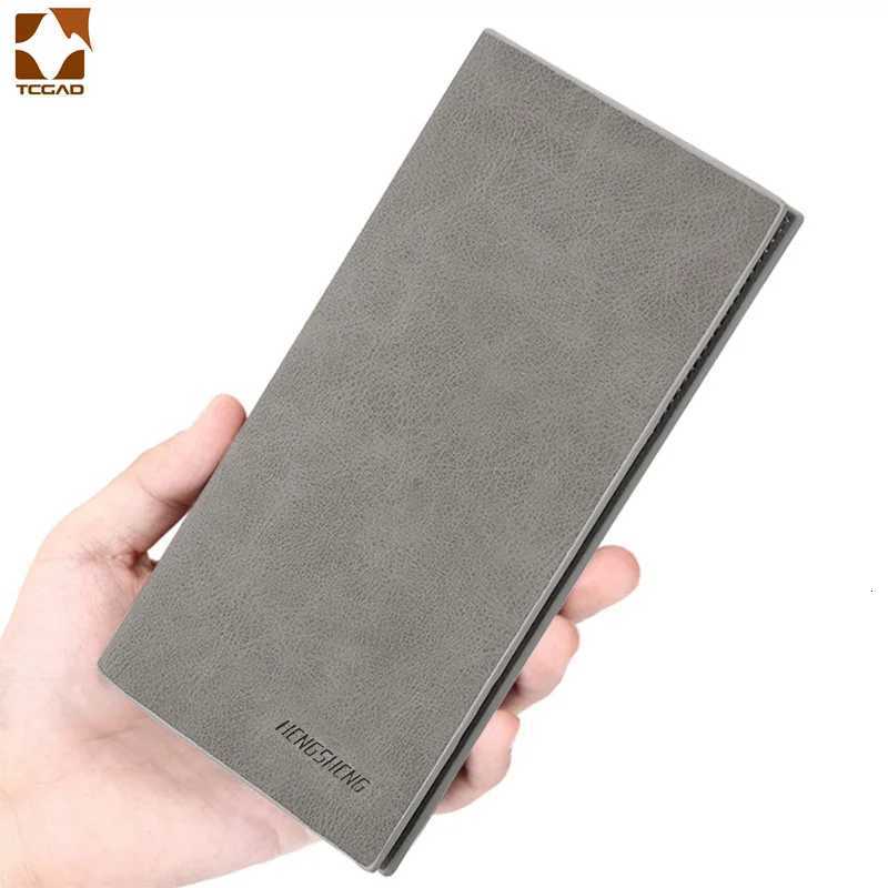 Mens Wallet Thin 0.5cm Slim Mens Purse Wallets for Men Soft Natural Leather Mens Wallet Leather BusinessXJ250806