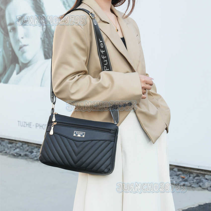 Middle-aged Womens Bag Autumn Winter New Large Capacity Fashion Ladies Shoulder Bag Trendy Phone Crossbody Bag H250806